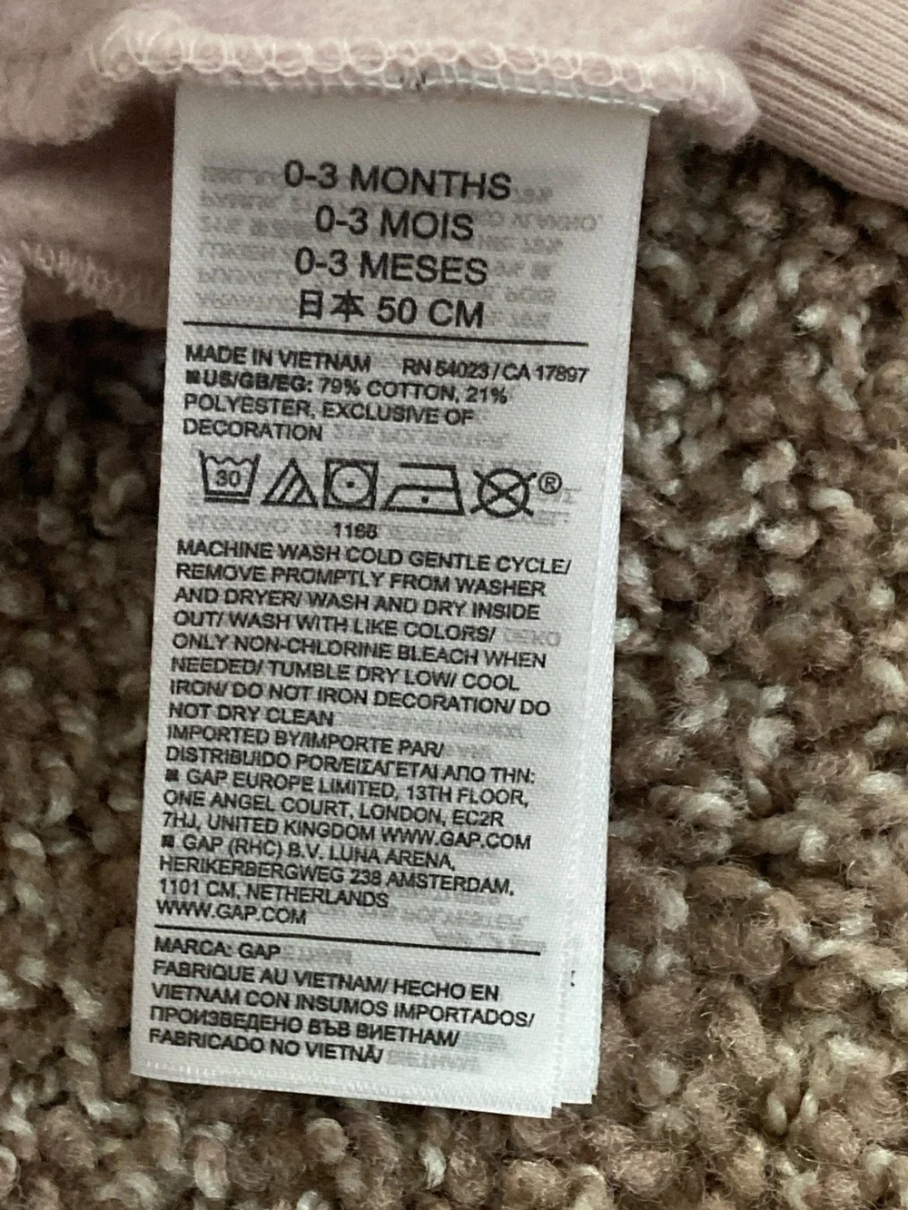 Carter’s / Gap / Baby B’Gosh new tags